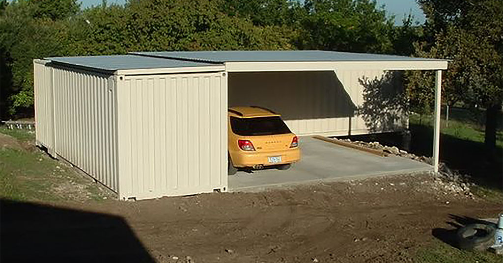 Shipping Container Garages - Container Conversions